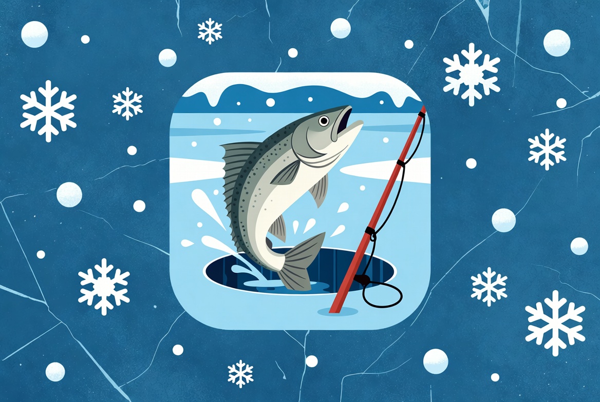 Game icon for Ice Lake Fishing - winter fishing simulator