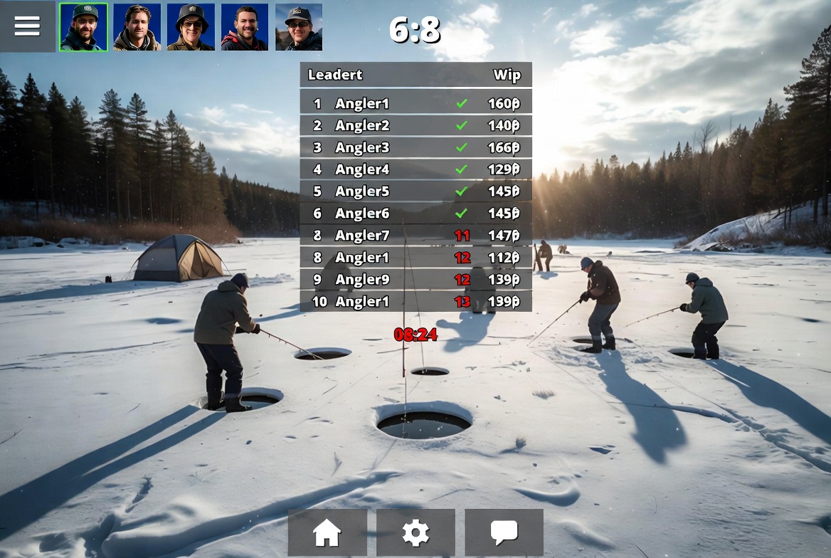 Gameplay screenshot 4 from Ice Lake Fishing - winter tournament